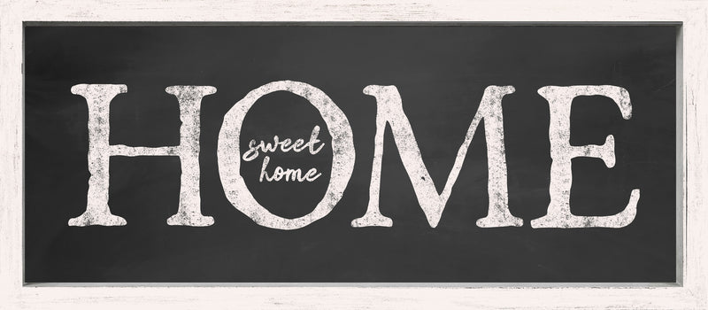 7 X 16 Box Sign Home Sweet Home Framed