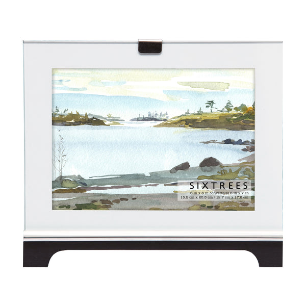 Spector Glass / Wood Picture Frame (Matting Optional) 4X6, 5X7 , Horizontal and Vertical - Multiple Colors
