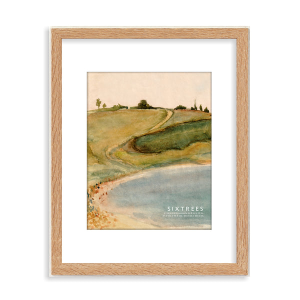 Sophia Wood Matted Picture Frames - 24X24, 18X18, 16X20 or 11X14