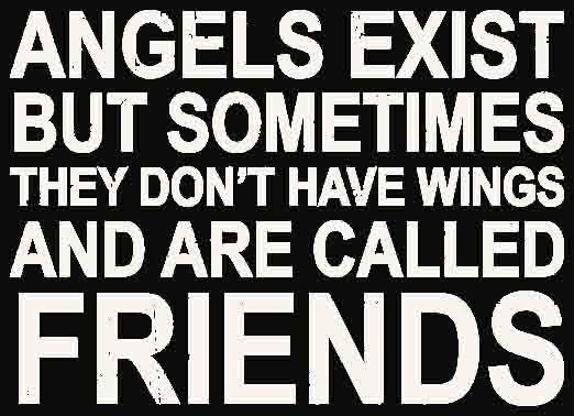 5 X 7 Box Sign Angels Exist But Sometimes They Dont Have Wings And Are Called Friends