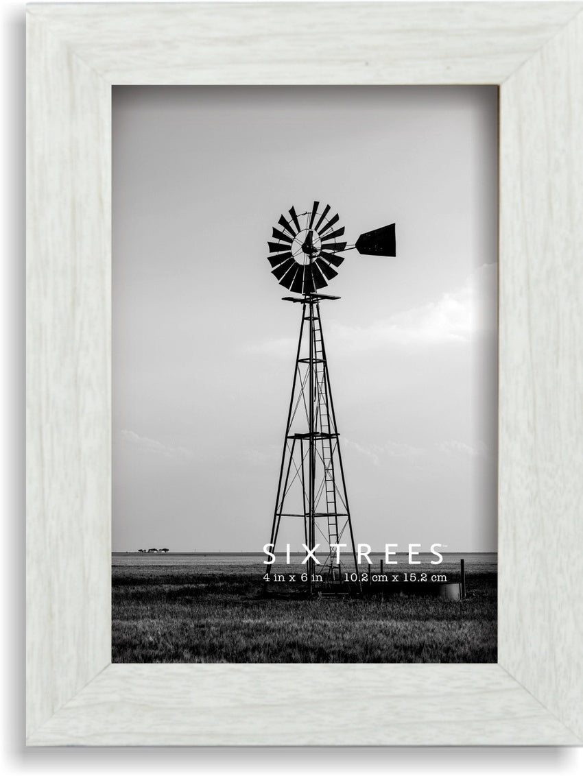 6x10 Picture Frame White Wood for 6x10 Frame, Size: 6 x 10, Black