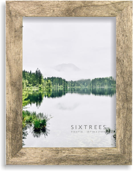 5 X 7 Gray & White Picture Frame Lawrence