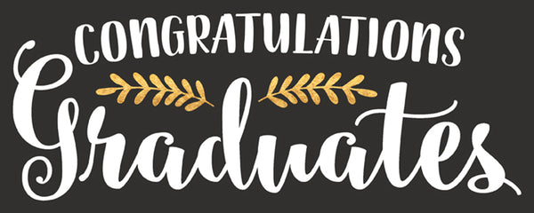 Congratulations Graduates - 4X10 Box Sign