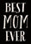 'Best Mom Ever' - 5X7 Decorative Wooden Box Sign