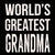 World's Greatest Grandma - 6X6 Box Sign