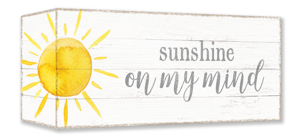 Sunshine On My Mind - 5X11 Edge Box Frame