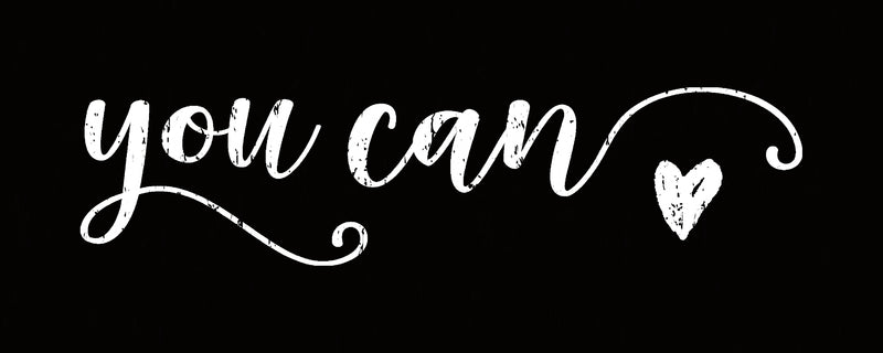 'You Can' - 4X10 Wooden Decorative Box Sign