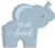 'Dream Big Little One' - Grey / Pink / Blue, 8X7 Wooden Decorative Baby Cut Out Sign