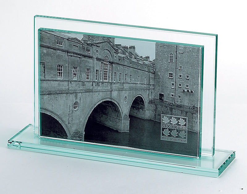 Deco Glass Horizontal Picture Frame 5X7