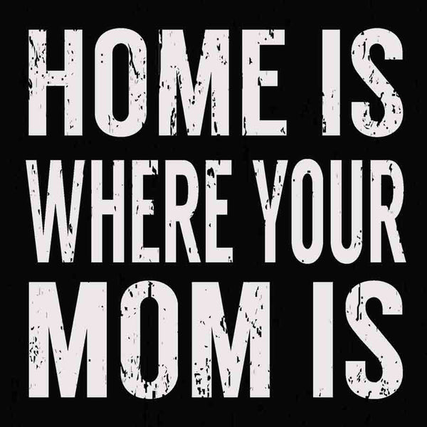 Home Is Where Your Mom Is - 6X6 Box Sign