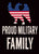 Proud Military Family - 5X7 Box sign