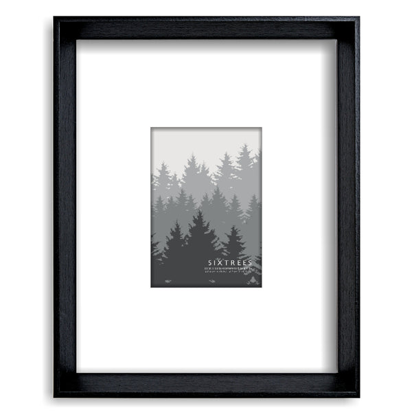 Stark Matted Collection Deep Wood Picture Frames -11X14 or 16X20 mats to 5X7, 8X10 or 11X14