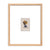Ethan Wood Matted Picture Frame - 16X20 or 11X14 - Black, White, Grey, Natural, Mauve