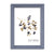 Noah Wooden Picture Frame 4X6, 5X7, 8X10 White, Grey and Blue