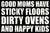 8 X 12 Box Sign Good Moms Have Sticky Floors Dirty Ovens And Happy Kids