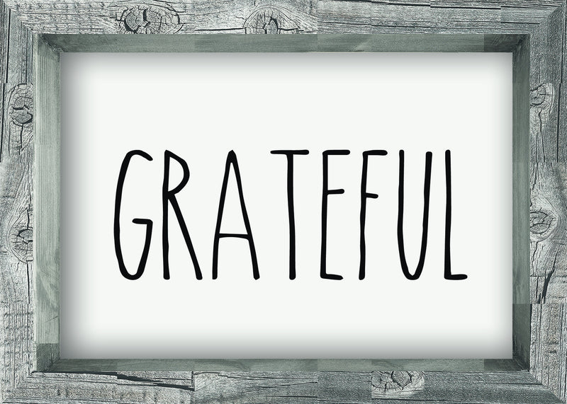 5 X 7 Box Sign Grateful