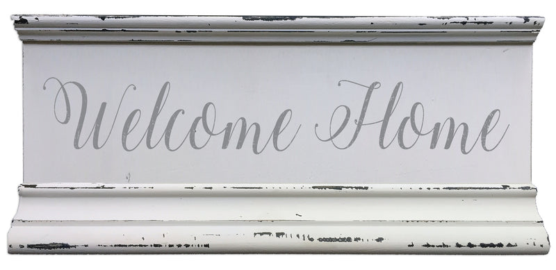 6 X 12 Box Sign Welcome Home