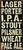 5 X 11 Box Sign Larger Porter I.P.A Stout Pilsner Wheat Pale Ale